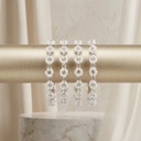 Zirconia Stone Flower Bangles - image