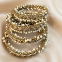 Kaira Polki Pearl Bangles - image