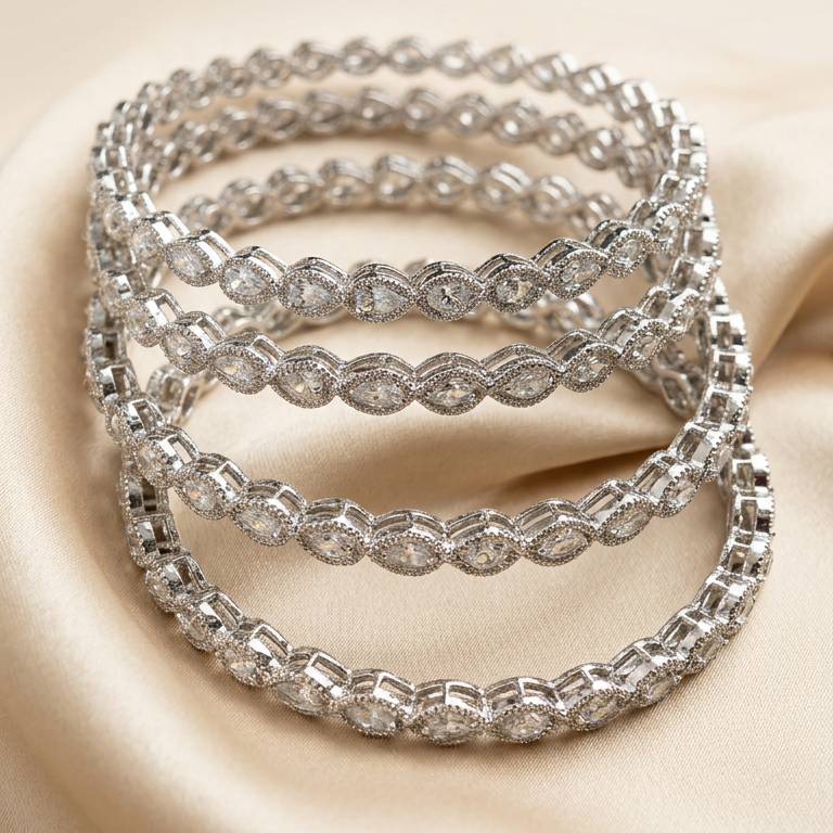 Zainab Polki Bangles - image