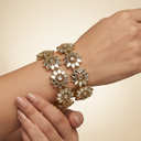 Mirror Flower Bangles - image