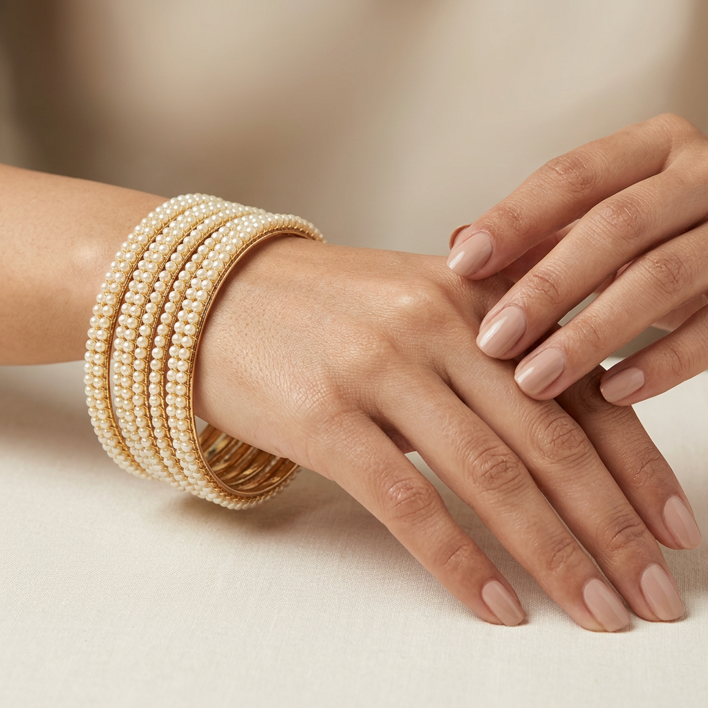 Pearl Pacheli Bangles - image