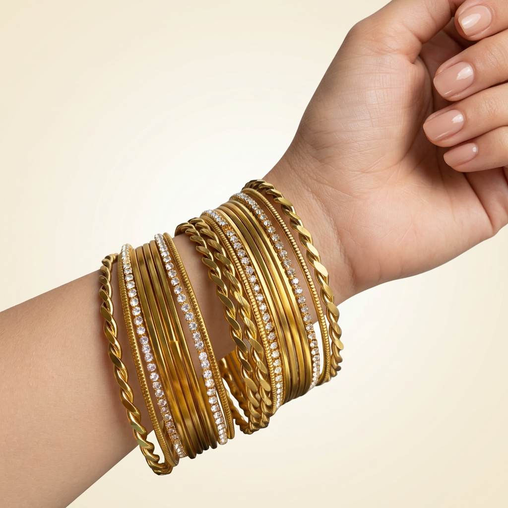 Gold Stone Set - image
