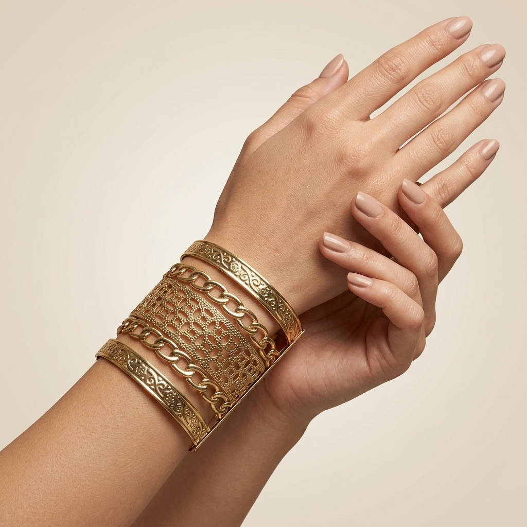Gold Handcuff - image