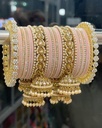 Pakeezha Bridal Jhumka Bangle Set For Both Hands - image