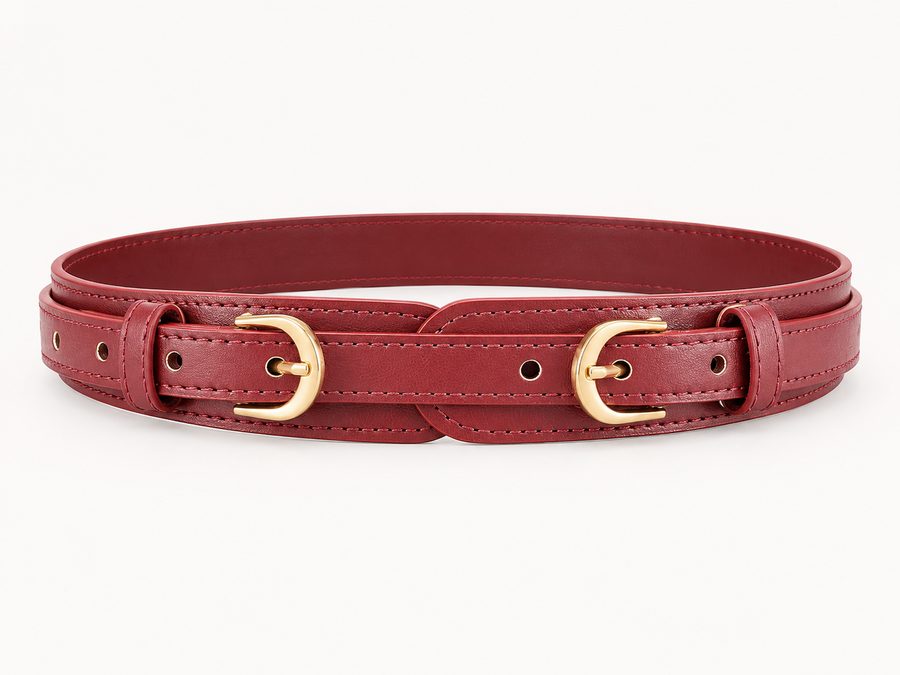 Lion belt - red buckle