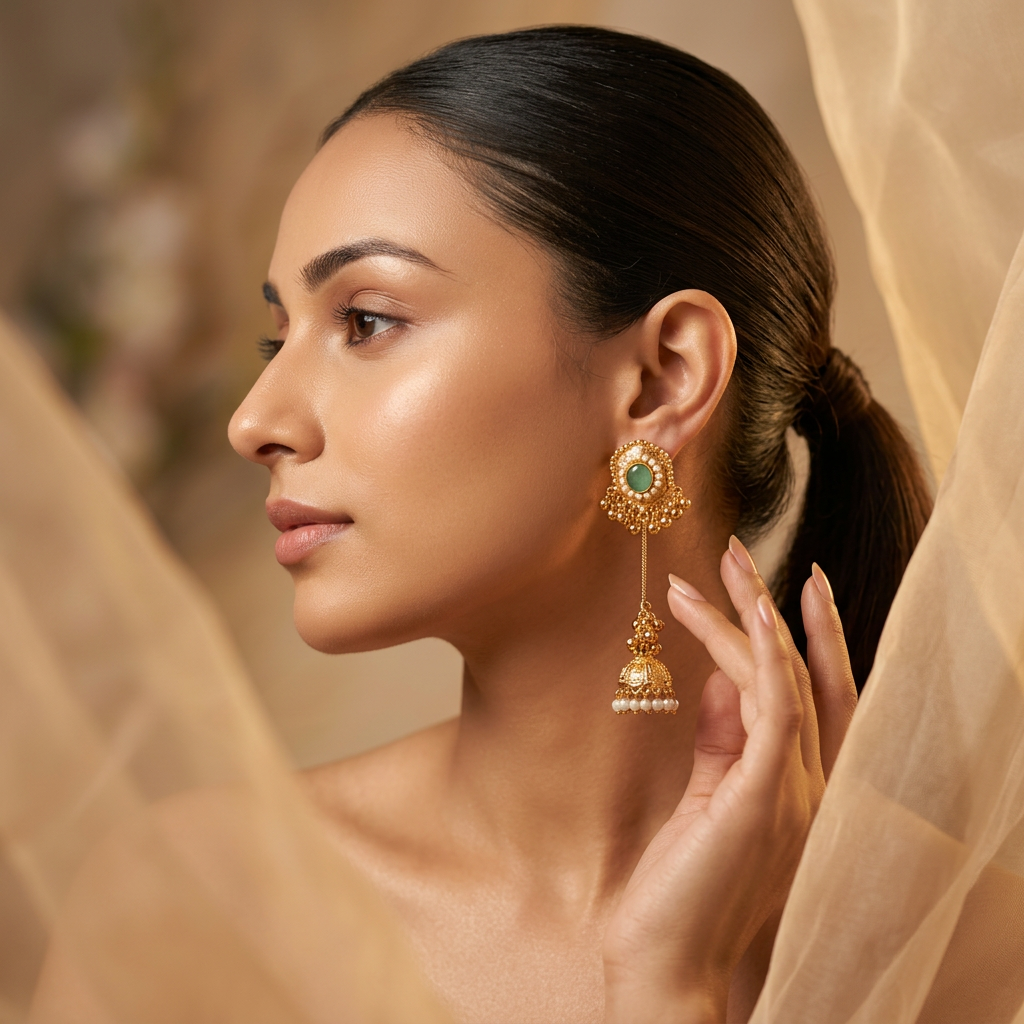 Nupur Kashmiri Jhumka - image