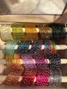 Kashmiri Glass Raindrop Bangles - image