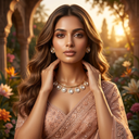 Kundan Polki Hasli Set - image