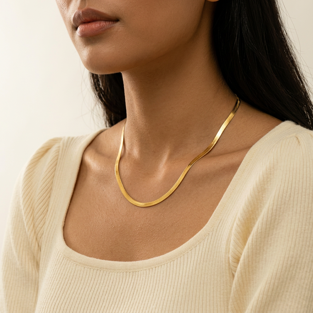 Anti Tarnish Snake Chain - image