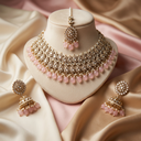 Sabnam Kundan Pearl Choker Set - image