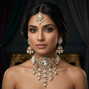 Kundan Jhallar Necklace Set - image