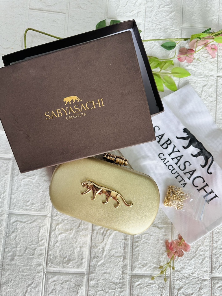 Sabyasachi Clutch- Metal Covering