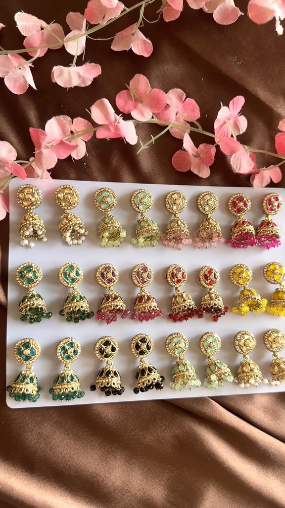 Saajni Jhumka Card- Set of 12 Pairs