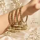 Paaro Triple Jhumka AD Bangles- 2 Bangles