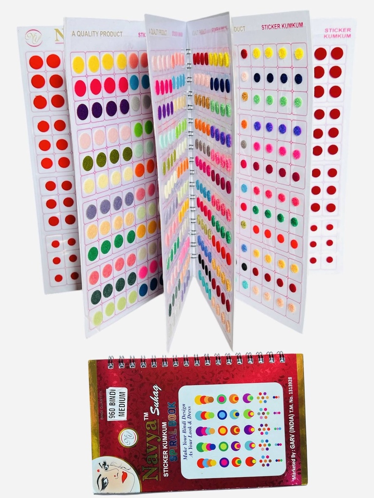 Navya Plain Bindi Book (Medium Size)