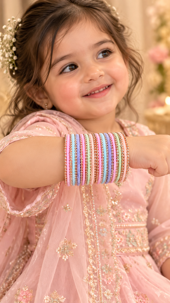 Pastel Baby Bangle Set- One Hand