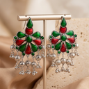German Silver Afghani Earrings