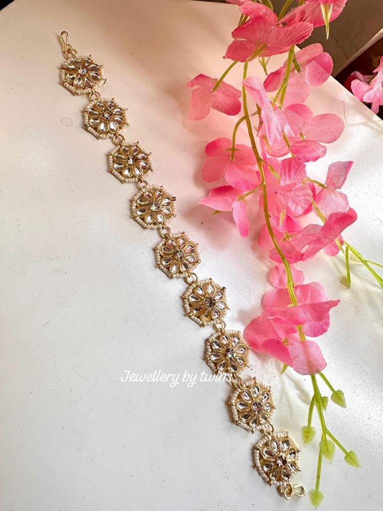 [JBT-HR007] JBT Kundan Sheeshphool