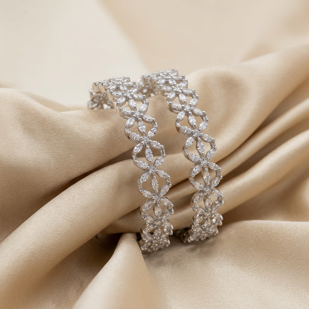 [JBT-BA016] Zeba American Diamond Bangles