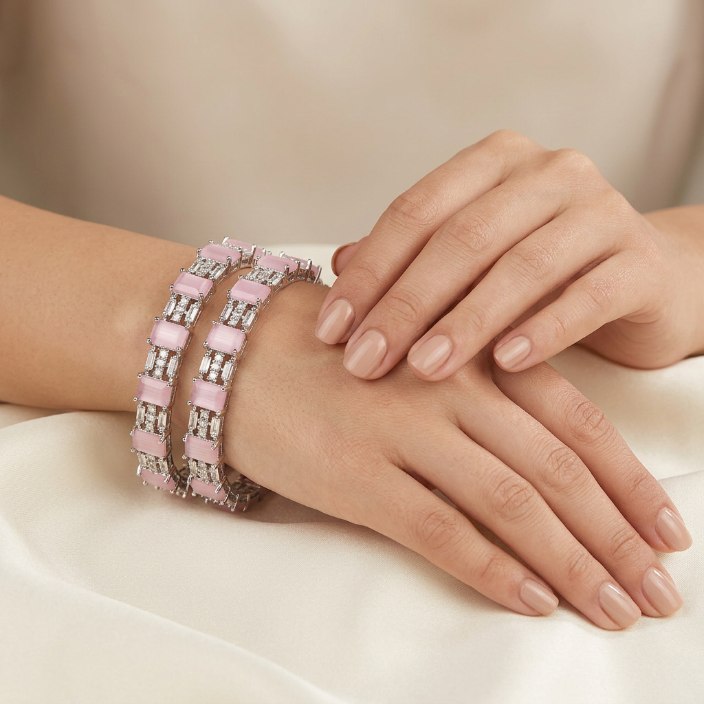 [JBT-BA002] American Diamond Bangles