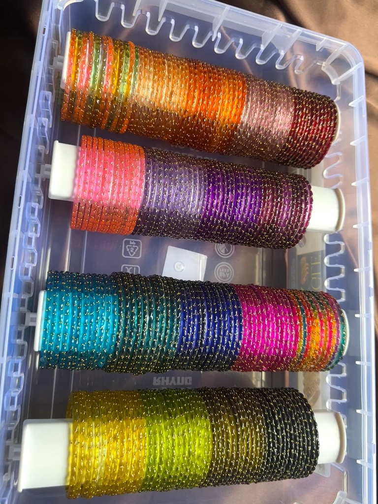 [JBT-BA142] JBT Raindrop Gold Droplets Bangles