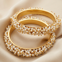 Pearl gucha bangles