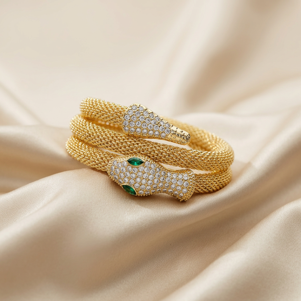 [JBT-BA061] Bvlgari Inspired Snake Bracelet