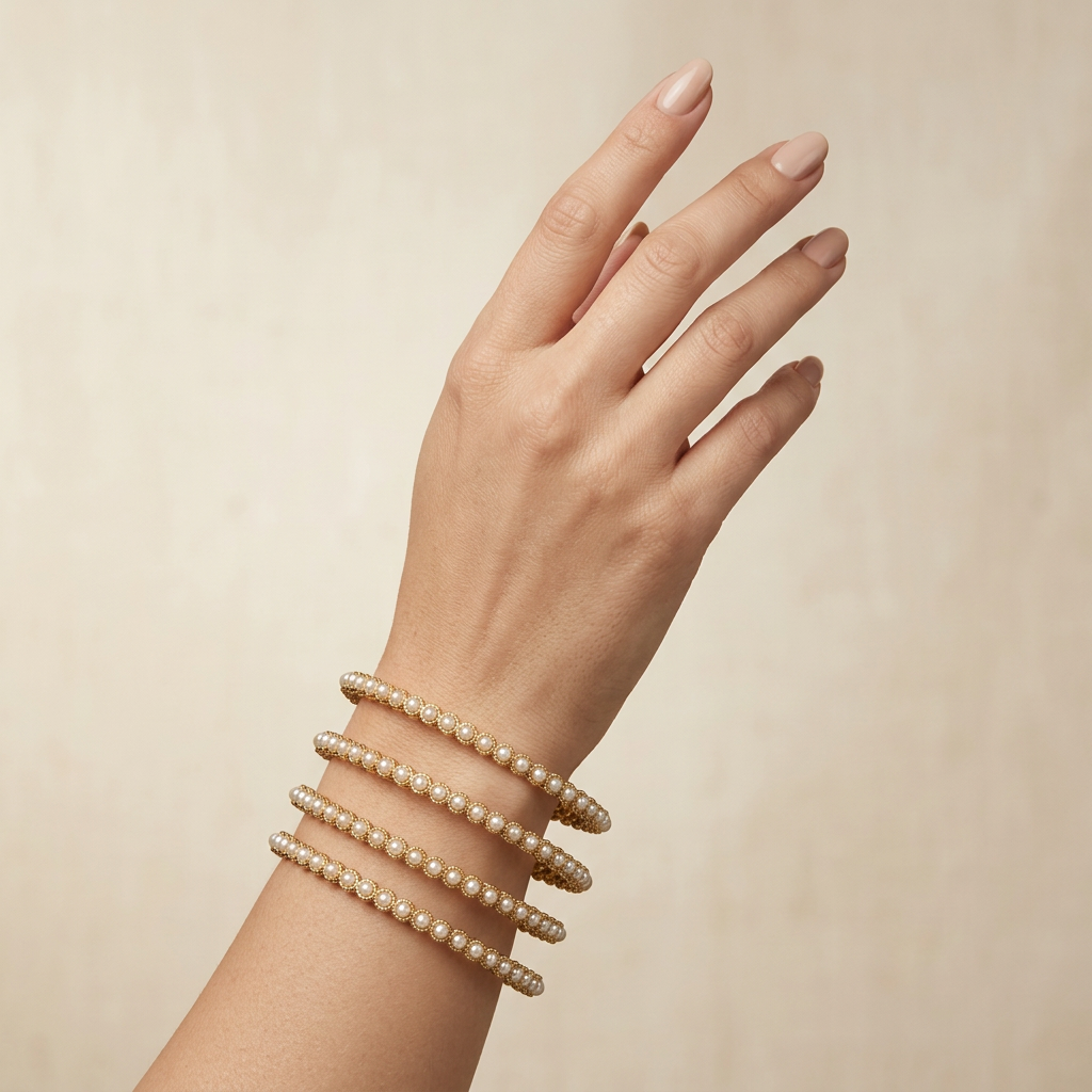 [JBT-BA137] JBT Pearl Bangles