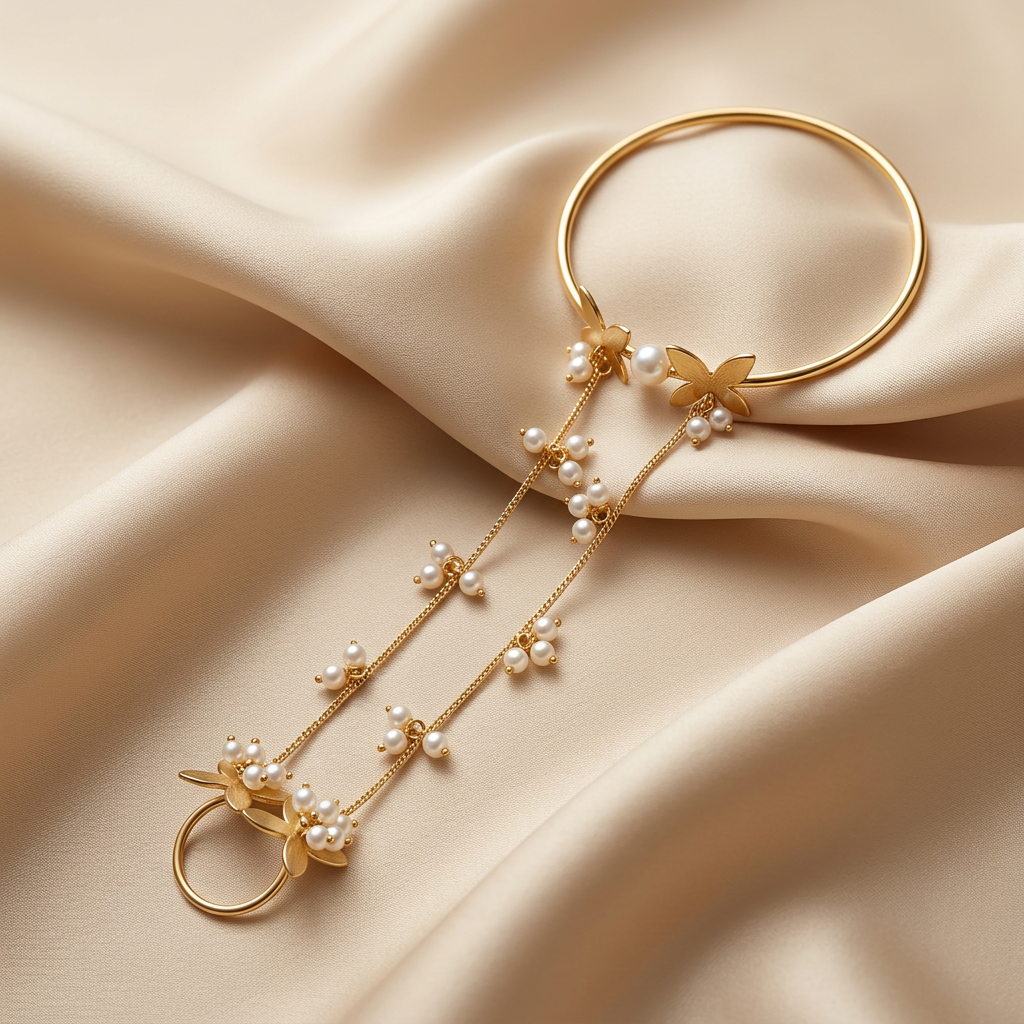 [JBT-HPL006] JBT Alia Hathphool With Pearls