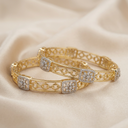 Maya Gold Plated American Diamond Bangles