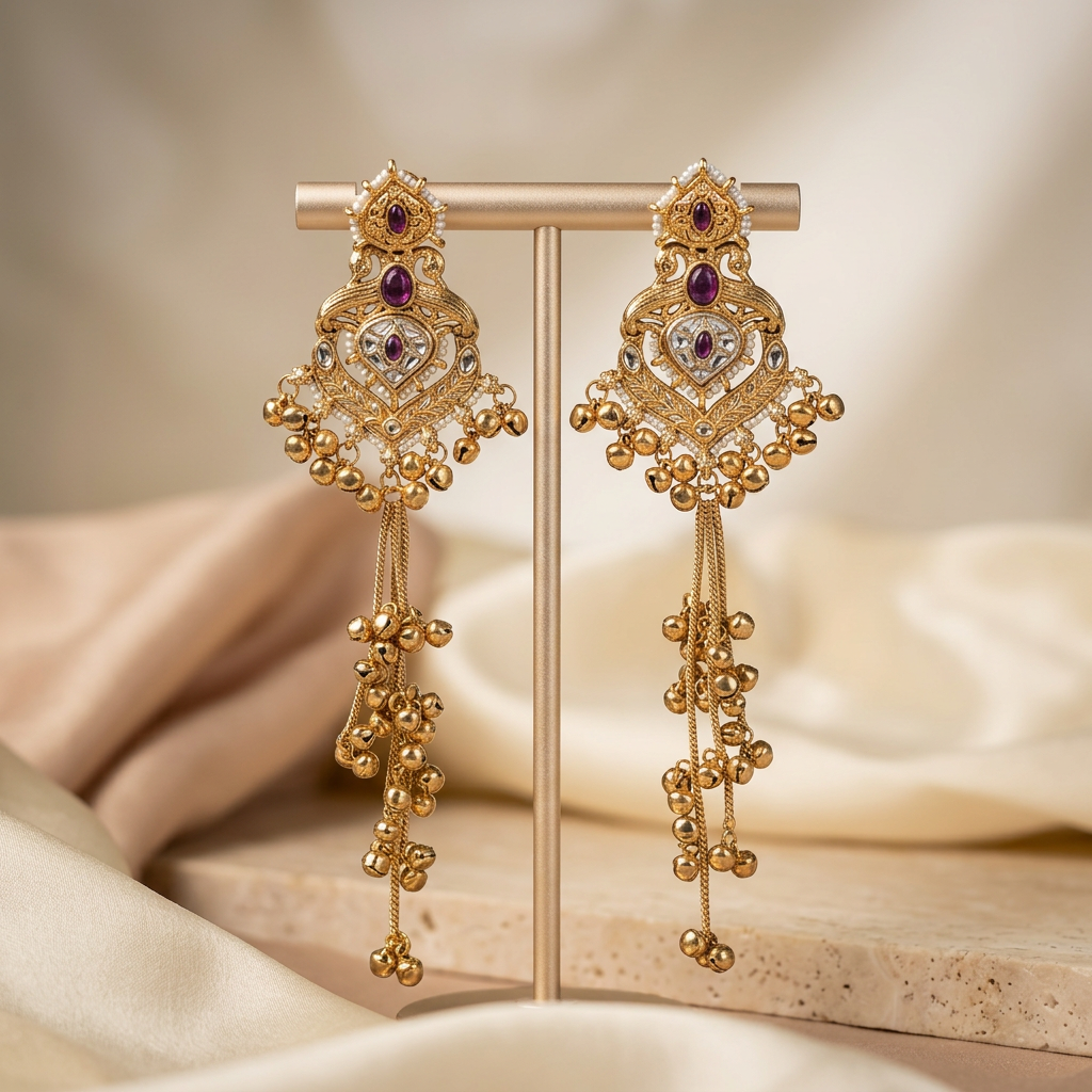 [JBT-ER054] Ruksana Kashmiri Jhumka
