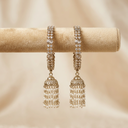Minimal Kundan Jhumka Bangles