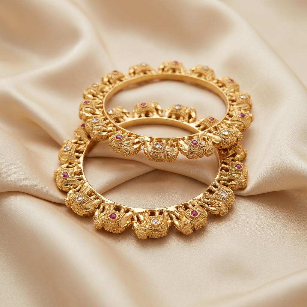 [JBT-BA123] Gajanand Pacheli Bangles