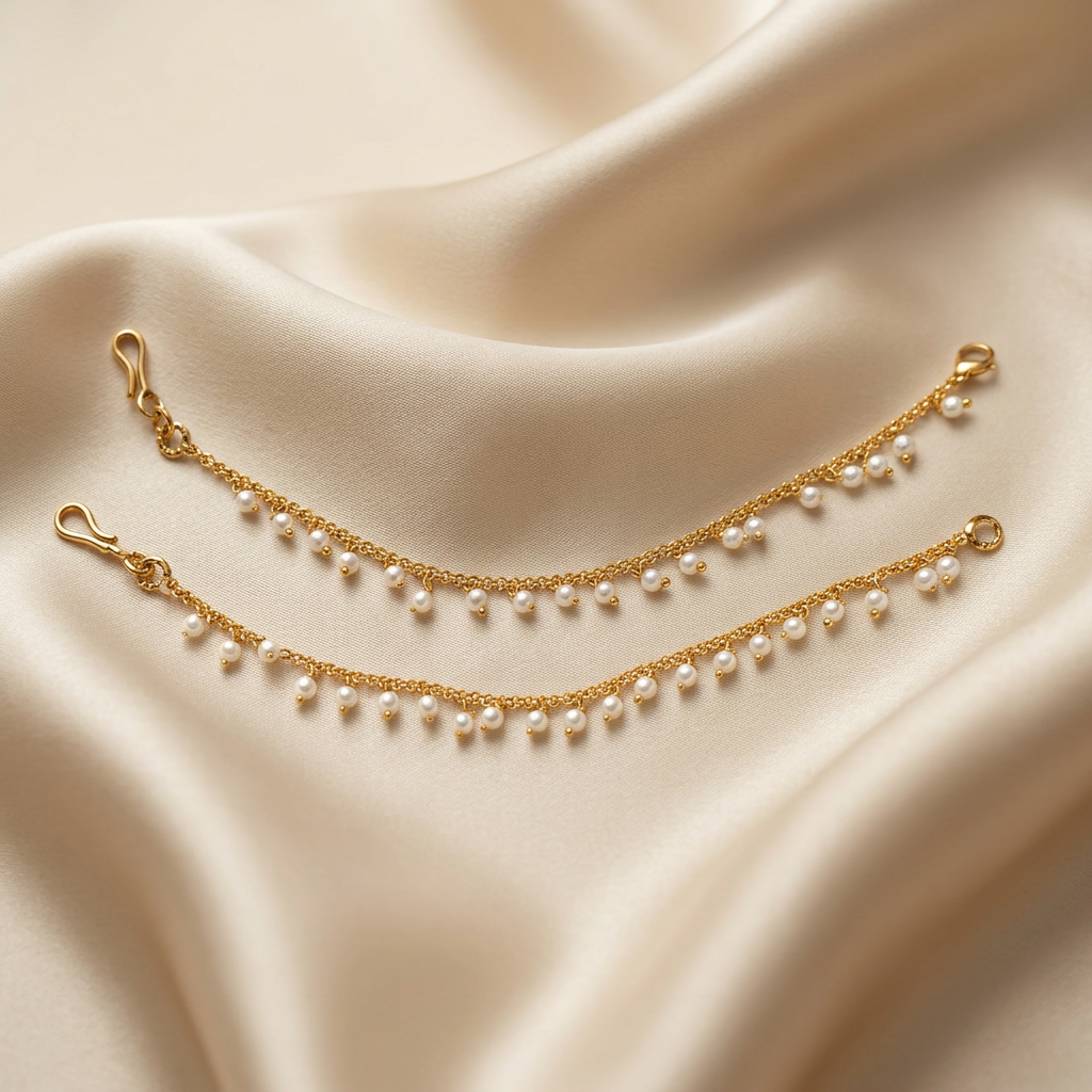[JBT-ERC011] Single Layer Pearl Earchain