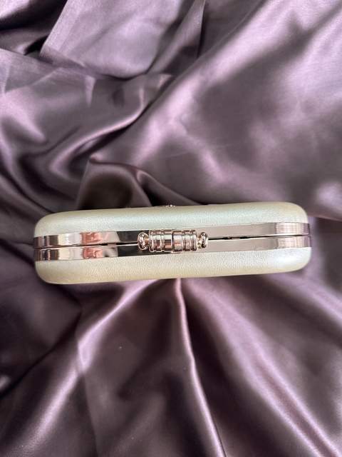 [JBT-BG002] Ivory Tajmahal Box Clutch