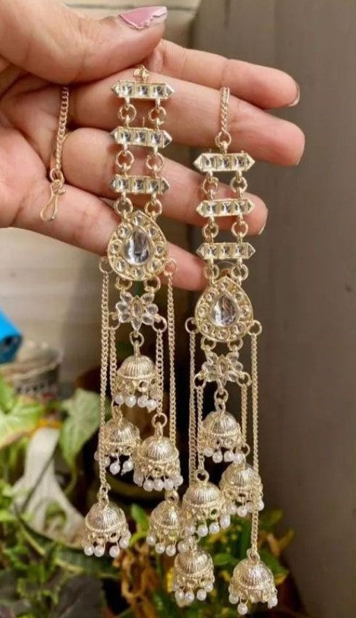 [JBT-ER022] Kundan Pakistani Jhumka